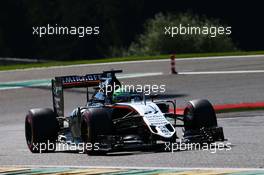 Nico Hulkenberg (GER) Sahara Force India F1 VJM09. 27.08.2016. Formula 1 World Championship, Rd 13, Belgian Grand Prix, Spa Francorchamps, Belgium, Qualifying Day.