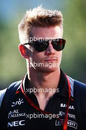 Nico Hulkenberg (GER) Sahara Force India F1. 27.08.2016. Formula 1 World Championship, Rd 13, Belgian Grand Prix, Spa Francorchamps, Belgium, Qualifying Day.