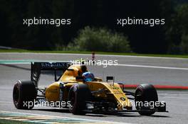 Jolyon Palmer (GBR) Renault Sport F1 Team RS16. 27.08.2016. Formula 1 World Championship, Rd 13, Belgian Grand Prix, Spa Francorchamps, Belgium, Qualifying Day.