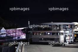 The paddock at night. 27.08.2016. Formula 1 World Championship, Rd 13, Belgian Grand Prix, Spa Francorchamps, Belgium, Qualifying Day.