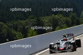 Esteban Gutierrez (MEX) Haas F1 Team VF-16. 27.08.2016. Formula 1 World Championship, Rd 13, Belgian Grand Prix, Spa Francorchamps, Belgium, Qualifying Day.