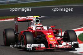 Kimi Raikkonen (FIN) Ferrari SF16-H. 27.08.2016. Formula 1 World Championship, Rd 13, Belgian Grand Prix, Spa Francorchamps, Belgium, Qualifying Day.