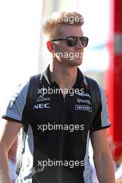 Nico Hulkenberg (GER), Sahara Force India  28.08.2016. Formula 1 World Championship, Rd 13, Belgian Grand Prix, Spa Francorchamps, Belgium, Race Day.