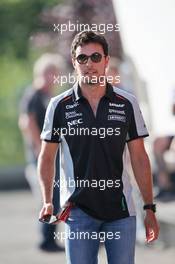 Sergio Perez (MEX) Sahara Force India F1. 28.08.2016. Formula 1 World Championship, Rd 13, Belgian Grand Prix, Spa Francorchamps, Belgium, Race Day.