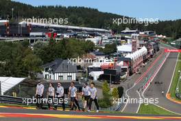 Pascal Wehrlein (GER), Manor Racing and Rio Haryanto (IDN), Manor Racing  25.08.2016. Formula 1 World Championship, Rd 13, Belgian Grand Prix, Spa Francorchamps, Belgium, Preparation Day.