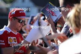 Kimi Raikkonen (FIN), Scuderia Ferrari  25.08.2016. Formula 1 World Championship, Rd 13, Belgian Grand Prix, Spa Francorchamps, Belgium, Preparation Day.