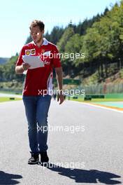 Sebastian Vettel (GER), Scuderia Ferrari  25.08.2016. Formula 1 World Championship, Rd 13, Belgian Grand Prix, Spa Francorchamps, Belgium, Preparation Day.