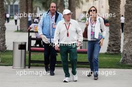 Jackie Stewart (GBR). 01.04.2016. Formula 1 World Championship, Rd 2, Bahrain Grand Prix, Sakhir, Bahrain, Practice Day