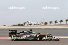 Nico Hulkenberg (GER) Sahara Force India F1 VJM09. 01.04.2016. Formula 1 World Championship, Rd 2, Bahrain Grand Prix, Sakhir, Bahrain, Practice Day