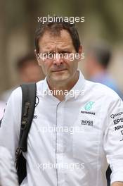 Aldo Costa (ITA) Mercedes AMG F1 Engineering Director. 01.04.2016. Formula 1 World Championship, Rd 2, Bahrain Grand Prix, Sakhir, Bahrain, Practice Day
