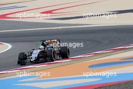 Nico Hulkenberg (GER), Sahara Force India  01.04.2016. Formula 1 World Championship, Rd 2, Bahrain Grand Prix, Sakhir, Bahrain, Practice Day