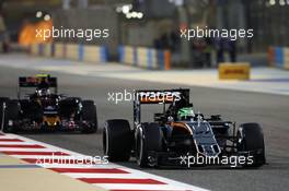 Nico Hulkenberg (GER) Sahara Force India F1 VJM09. 01.04.2016. Formula 1 World Championship, Rd 2, Bahrain Grand Prix, Sakhir, Bahrain, Practice Day