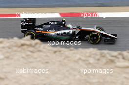 Alfonso Celis Jr (MEX) Sahara Force India F1 VJM09 Development Driver. 01.04.2016. Formula 1 World Championship, Rd 2, Bahrain Grand Prix, Sakhir, Bahrain, Practice Day