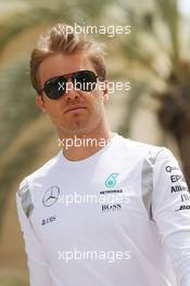 Nico Rosberg (GER) Mercedes AMG F1. 01.04.2016. Formula 1 World Championship, Rd 2, Bahrain Grand Prix, Sakhir, Bahrain, Practice Day