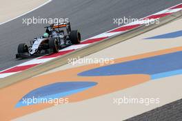 Nico Hulkenberg (GER), Sahara Force India  01.04.2016. Formula 1 World Championship, Rd 2, Bahrain Grand Prix, Sakhir, Bahrain, Practice Day