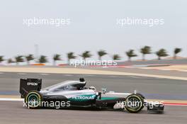 Lewis Hamilton (GBR) Mercedes AMG F1 W07 Hybrid. 01.04.2016. Formula 1 World Championship, Rd 2, Bahrain Grand Prix, Sakhir, Bahrain, Practice Day