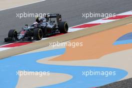 Jenson Button (GBR), McLaren Honda  01.04.2016. Formula 1 World Championship, Rd 2, Bahrain Grand Prix, Sakhir, Bahrain, Practice Day