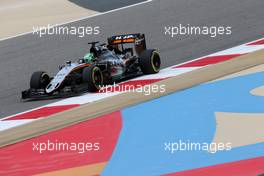 Nico Hulkenberg (GER), Sahara Force India  01.04.2016. Formula 1 World Championship, Rd 2, Bahrain Grand Prix, Sakhir, Bahrain, Practice Day