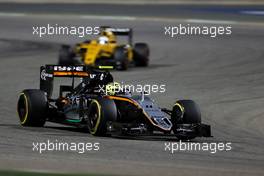 Sergio Perez (MEX), Sahara Force India  03.04.2016. Formula 1 World Championship, Rd 2, Bahrain Grand Prix, Sakhir, Bahrain, Race Day.