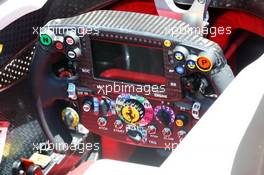 Ferrari SF16-H steering wheel. 02.04.2016. Formula 1 World Championship, Rd 2, Bahrain Grand Prix, Sakhir, Bahrain, Qualifying Day.