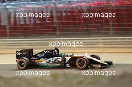 Nico Hulkenberg (GER) Sahara Force India F1 VJM09. 02.04.2016. Formula 1 World Championship, Rd 2, Bahrain Grand Prix, Sakhir, Bahrain, Qualifying Day.