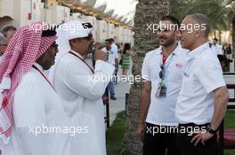 Crown Prince Shaikh Salman bin Isa Hamad Al Khalifa (BRN). 02.04.2016. Formula 1 World Championship, Rd 2, Bahrain Grand Prix, Sakhir, Bahrain, Qualifying Day.