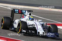 Felipe Massa (BRA) Williams FW38. 02.04.2016. Formula 1 World Championship, Rd 2, Bahrain Grand Prix, Sakhir, Bahrain, Qualifying Day.