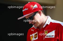 Kimi Raikkonen (FIN) Ferrari. 02.04.2016. Formula 1 World Championship, Rd 2, Bahrain Grand Prix, Sakhir, Bahrain, Qualifying Day.