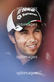 Sergio Perez (MEX) Sahara Force India F1. 31.03.2016. Formula 1 World Championship, Rd 2, Bahrain Grand Prix, Sakhir, Bahrain, Preparation Day.