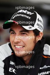 Sergio Perez (MEX) Sahara Force India F1. 31.03.2016. Formula 1 World Championship, Rd 2, Bahrain Grand Prix, Sakhir, Bahrain, Preparation Day.