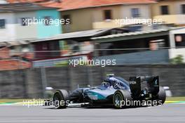 Nico Rosberg (GER) Mercedes AMG F1 W07 Hybrid. 11.11.2016. Formula 1 World Championship, Rd 20, Brazilian Grand Prix, Sao Paulo, Brazil, Practice Day.