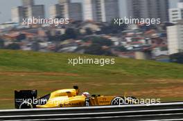 Kevin Magnussen (DEN) Renault Sport F1 Team RS16. 11.11.2016. Formula 1 World Championship, Rd 20, Brazilian Grand Prix, Sao Paulo, Brazil, Practice Day.