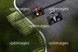 Lewis Hamilton (GBR) Mercedes AMG F1 W07 Hybrid. 11.11.2016. Formula 1 World Championship, Rd 20, Brazilian Grand Prix, Sao Paulo, Brazil, Practice Day.