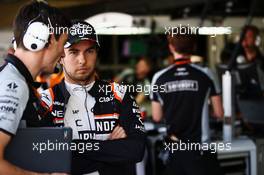 Sergio Perez (MEX) Sahara Force India F1. 11.11.2016. Formula 1 World Championship, Rd 20, Brazilian Grand Prix, Sao Paulo, Brazil, Practice Day.
