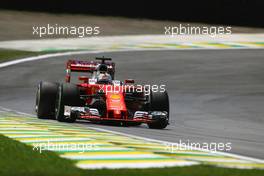 Sebastian Vettel (GER) Ferrari SF16-H. 11.11.2016. Formula 1 World Championship, Rd 20, Brazilian Grand Prix, Sao Paulo, Brazil, Practice Day.