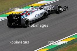 Valtteri Bottas (FIN) Williams F1 Team  11.11.2016. Formula 1 World Championship, Rd 20, Brazilian Grand Prix, Sao Paulo, Brazil, Practice Day.