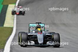 Lewis Hamilton (GBR) Mercedes AMG F1 W07 Hybrid. 11.11.2016. Formula 1 World Championship, Rd 20, Brazilian Grand Prix, Sao Paulo, Brazil, Practice Day.