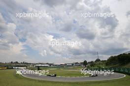 Lewis Hamilton (GBR) Mercedes AMG F1 W07 Hybrid leads team mate Nico Rosberg (GER) Mercedes AMG F1 W07 Hybrid. 11.11.2016. Formula 1 World Championship, Rd 20, Brazilian Grand Prix, Sao Paulo, Brazil, Practice Day.