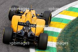 Kevin Magnussen (DEN) Renault Sport F1 Team  11.11.2016. Formula 1 World Championship, Rd 20, Brazilian Grand Prix, Sao Paulo, Brazil, Practice Day.