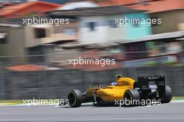 Jolyon Palmer (GBR) Renault Sport F1 Team RS16. 11.11.2016. Formula 1 World Championship, Rd 20, Brazilian Grand Prix, Sao Paulo, Brazil, Practice Day.