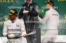 1st place Lewis Hamilton (GBR) Mercedes AMG F1 W07. 13.11.2016. Formula 1 World Championship, Rd 20, Brazilian Grand Prix, Sao Paulo, Brazil, Race Day.