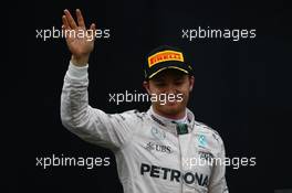 2nd place Nico Rosberg (GER) Mercedes AMG Petronas F1 W07. 13.11.2016. Formula 1 World Championship, Rd 20, Brazilian Grand Prix, Sao Paulo, Brazil, Race Day.