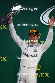 2nd place Nico Rosberg (GER) Mercedes AMG Petronas F1 W07. 13.11.2016. Formula 1 World Championship, Rd 20, Brazilian Grand Prix, Sao Paulo, Brazil, Race Day.
