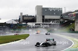 Lewis Hamilton (GBR) Mercedes AMG F1 W07 Hybrid. 13.11.2016. Formula 1 World Championship, Rd 20, Brazilian Grand Prix, Sao Paulo, Brazil, Race Day.