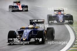 Marcus Ericsson (SWE) Sauber C35. 13.11.2016. Formula 1 World Championship, Rd 20, Brazilian Grand Prix, Sao Paulo, Brazil, Race Day.