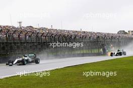 Lewis Hamilton (GBR) Mercedes AMG F1 W07 Hybrid. 13.11.2016. Formula 1 World Championship, Rd 20, Brazilian Grand Prix, Sao Paulo, Brazil, Race Day.