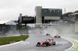 Kimi Raikkonen (FIN) Ferrari SF16-H. 13.11.2016. Formula 1 World Championship, Rd 20, Brazilian Grand Prix, Sao Paulo, Brazil, Race Day.
