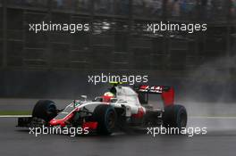 Esteban Gutierrez (MEX) Haas F1 Team VF-16. 13.11.2016. Formula 1 World Championship, Rd 20, Brazilian Grand Prix, Sao Paulo, Brazil, Race Day.