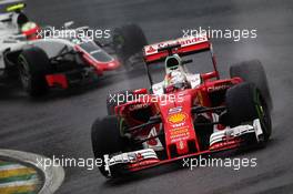 Sebastian Vettel (GER) Ferrari SF16-H. 13.11.2016. Formula 1 World Championship, Rd 20, Brazilian Grand Prix, Sao Paulo, Brazil, Race Day.