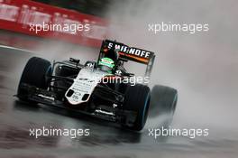 Nico Hulkenberg (GER) Sahara Force India F1 VJM09. 13.11.2016. Formula 1 World Championship, Rd 20, Brazilian Grand Prix, Sao Paulo, Brazil, Race Day.